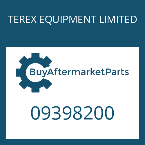 09398200 TEREX EQUIPMENT LIMITED CAP SCREW