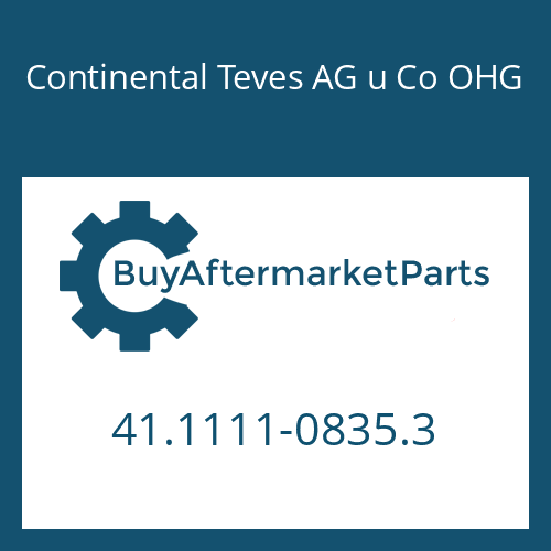 41.1111-0835.3 Continental Teves AG u Co OHG CAP SCREW