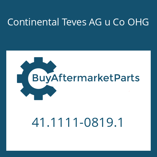 41.1111-0819.1 Continental Teves AG u Co OHG CAP SCREW