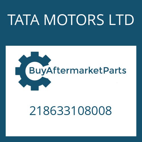 218633108008 TATA MOTORS LTD CAP SCREW