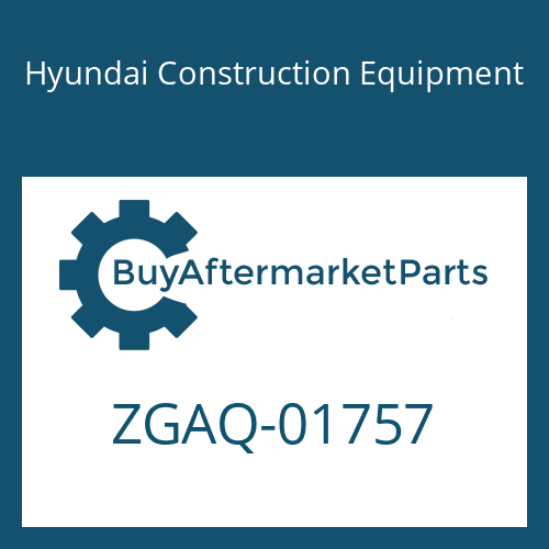 ZGAQ-01757 Hyundai Construction Equipment SCREW-HEX