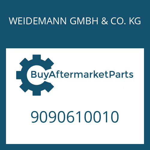 9090610010 WEIDEMANN GMBH & CO. KG SCREW PLUG