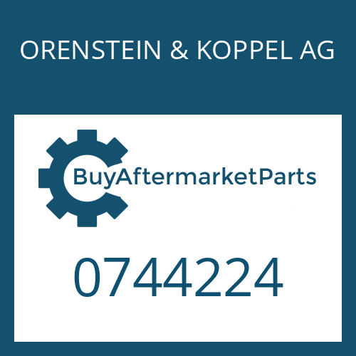 0744224 ORENSTEIN & KOPPEL AG SCREW PLUG