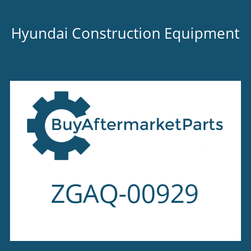 ZGAQ-00929 Hyundai Construction Equipment PLUG-SCREW