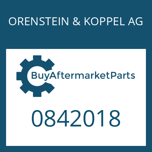 0842018 ORENSTEIN & KOPPEL AG STUD