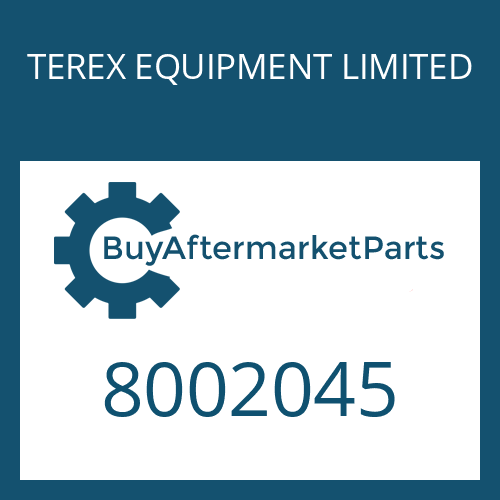 8002045 TEREX EQUIPMENT LIMITED CASTLE NUT