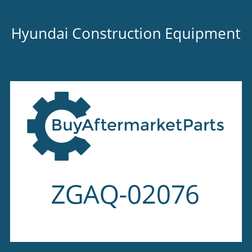 ZGAQ-02076 Hyundai Construction Equipment SCREW-UNION