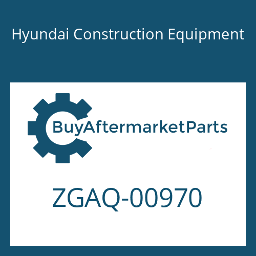 ZGAQ-00970 Hyundai Construction Equipment SCREW-SLEEVE