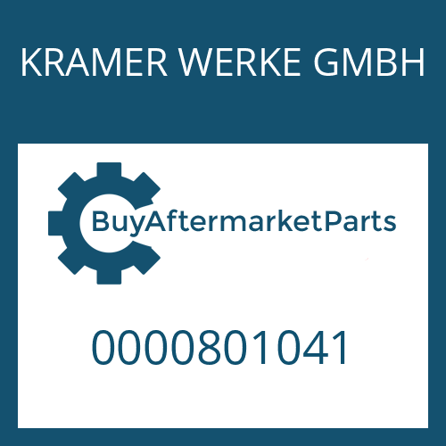 0000801041 KRAMER WERKE GMBH SHIM