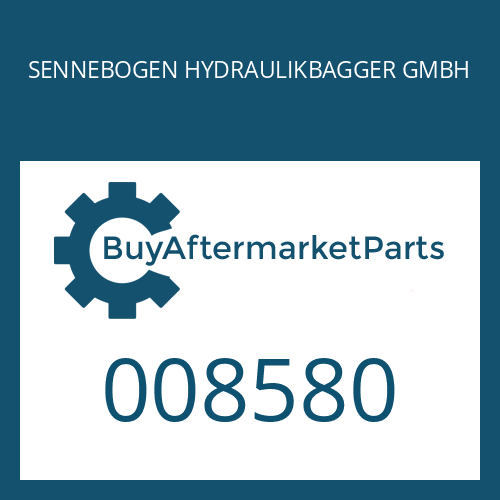 008580 SENNEBOGEN HYDRAULIKBAGGER GMBH SPACER WASHER