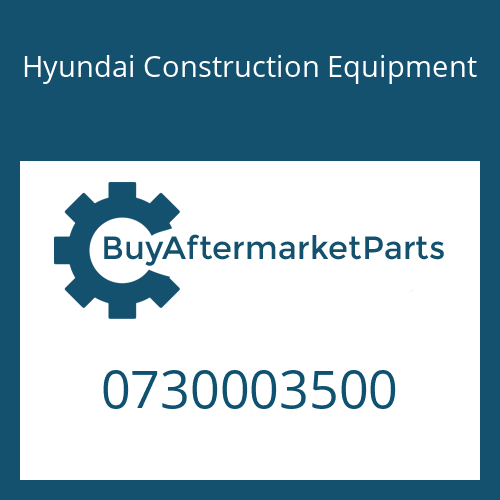 0730003500 Hyundai Construction Equipment SHIM