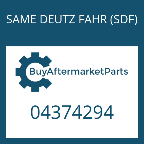 04374294 SAME DEUTZ FAHR (SDF) WASHER