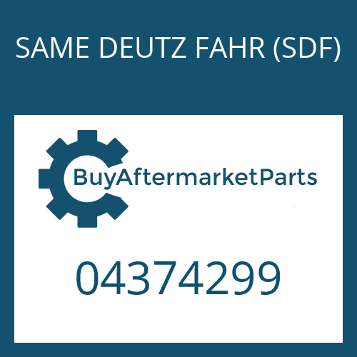 04374299 SAME DEUTZ FAHR (SDF) WASHER