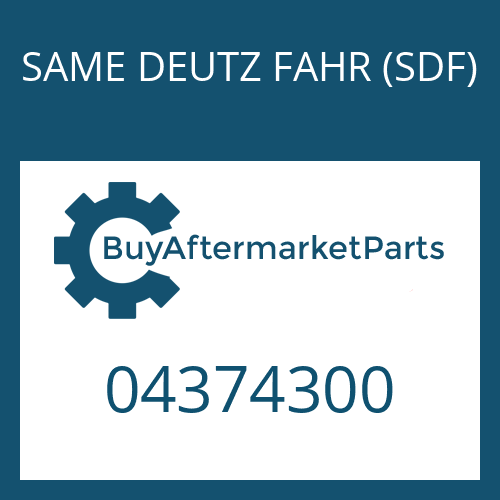 04374300 SAME DEUTZ FAHR (SDF) WASHER