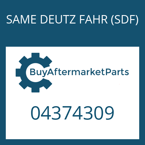 04374309 SAME DEUTZ FAHR (SDF) WASHER