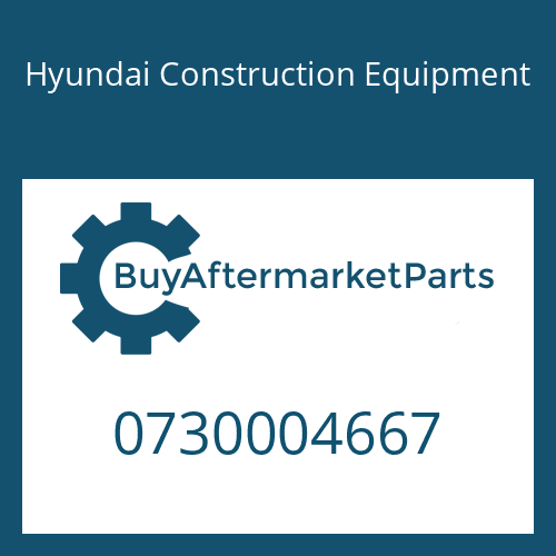 0730004667 Hyundai Construction Equipment WASHER