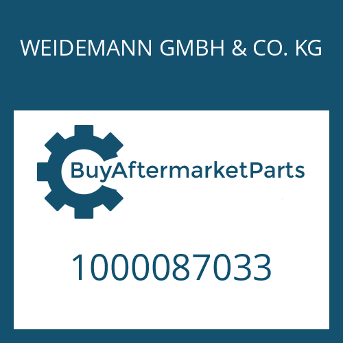 1000087033 WEIDEMANN GMBH & CO. KG SHIM