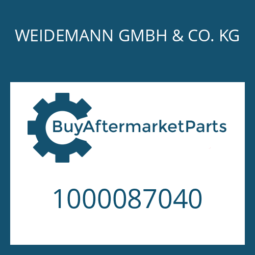 1000087040 WEIDEMANN GMBH & CO. KG SHIM