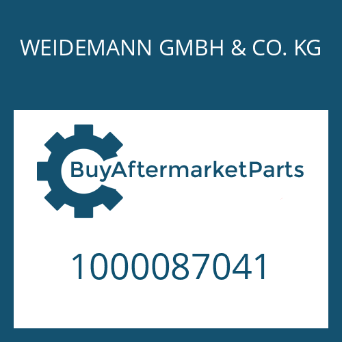 1000087041 WEIDEMANN GMBH & CO. KG SHIM