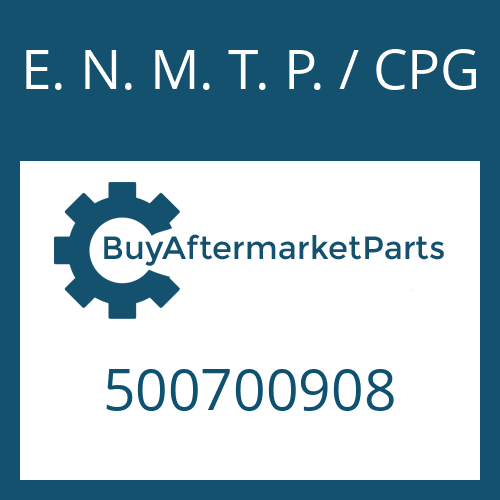 500700908 E. N. M. T. P. / CPG WASHER