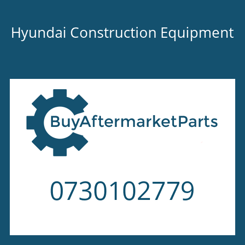 0730102779 Hyundai Construction Equipment SHIM