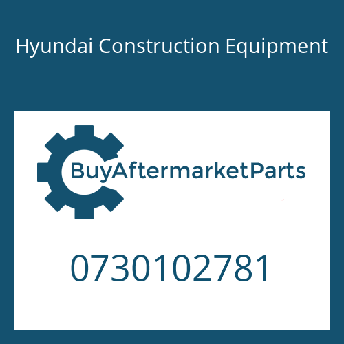 0730102781 Hyundai Construction Equipment SHIM