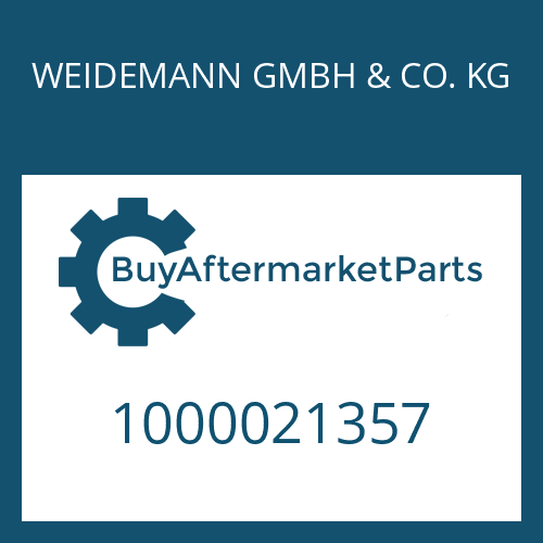 1000021357 WEIDEMANN GMBH & CO. KG THRUST WASHER