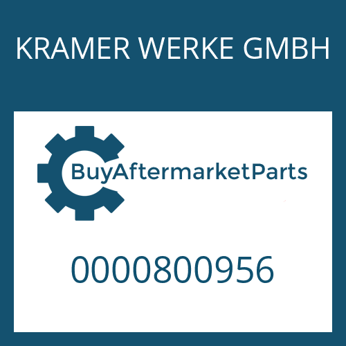 0000800956 KRAMER WERKE GMBH WASHER