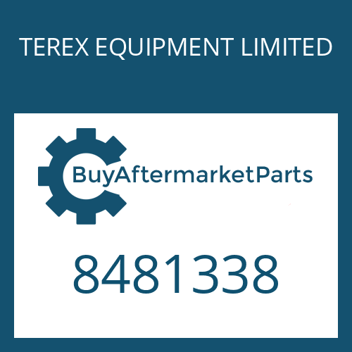 8481338 TEREX EQUIPMENT LIMITED THRUST WASHER