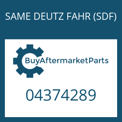 04374289 SAME DEUTZ FAHR (SDF) THRUST WASHER