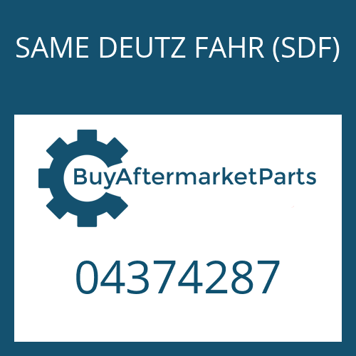 04374287 SAME DEUTZ FAHR (SDF) THRUST WASHER