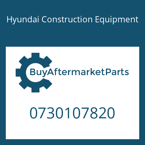 0730107820 Hyundai Construction Equipment RING