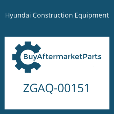 ZGAQ-00151 Hyundai Construction Equipment WASHER-THRUST 6.2