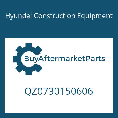 QZ0730150606 Hyundai Construction Equipment SEALING RING