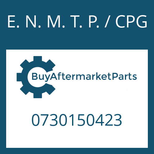 0730150423 E. N. M. T. P. / CPG THRUST WASHER