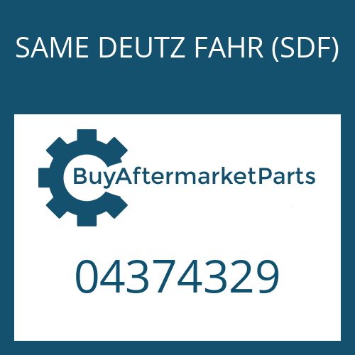 04374329 SAME DEUTZ FAHR (SDF) RING