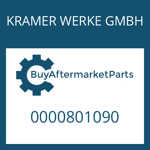 0000801090 KRAMER WERKE GMBH COMPRESSION SPRING