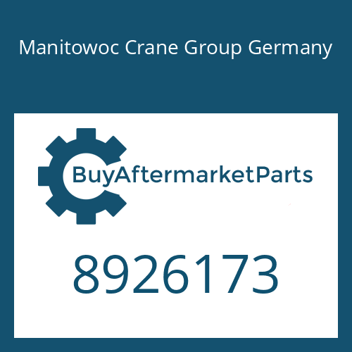 8926173 Manitowoc Crane Group Germany SHAFT SEAL