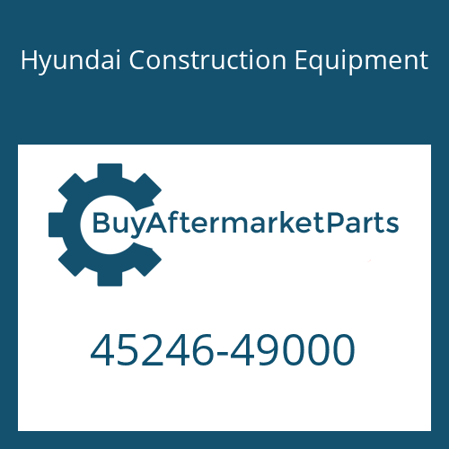 45246-49000 Hyundai Construction Equipment SEALING SLEEVE
