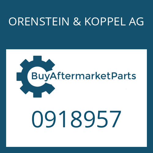 0918957 ORENSTEIN & KOPPEL AG ROLLER