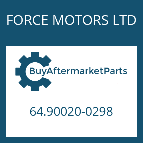 64.90020-0298 FORCE MOTORS LTD HEXAGON SCREW