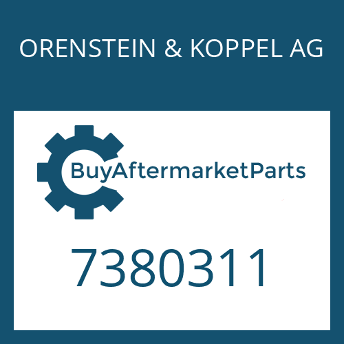 7380311 ORENSTEIN & KOPPEL AG CAP SCREW