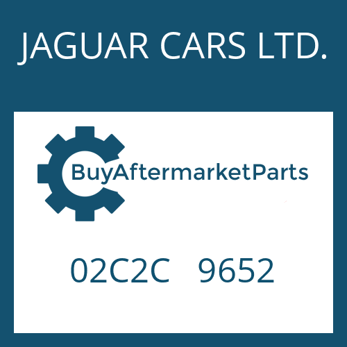 02C2C 9652 JAGUAR CARS LTD. HEXALOBULAR DRIVING SCREW