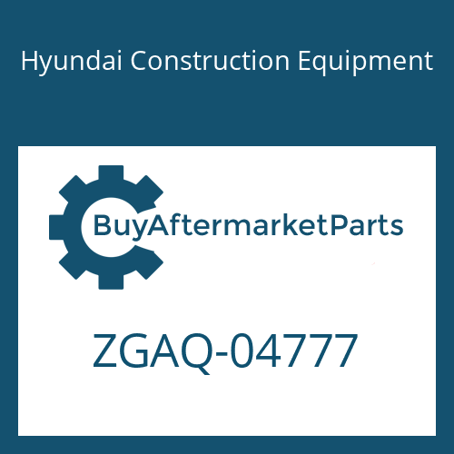 ZGAQ-04777 Hyundai Construction Equipment SCREW