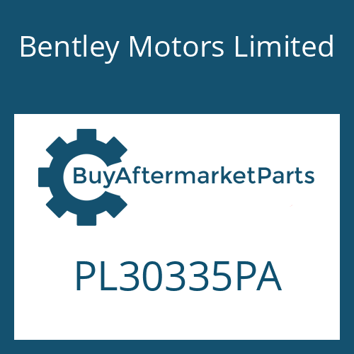 PL30335PA Bentley Motors Limited SCREW PLUG