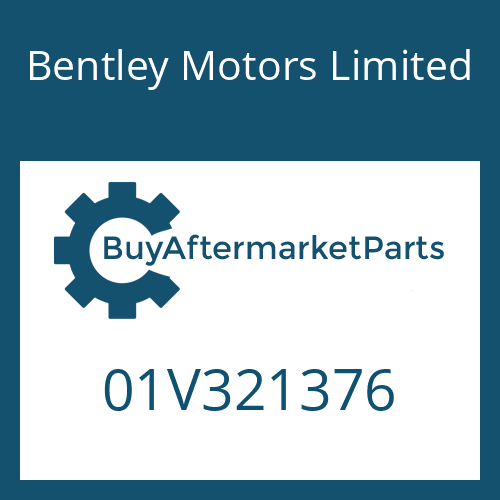 01V321376 Bentley Motors Limited SCREW PLUG