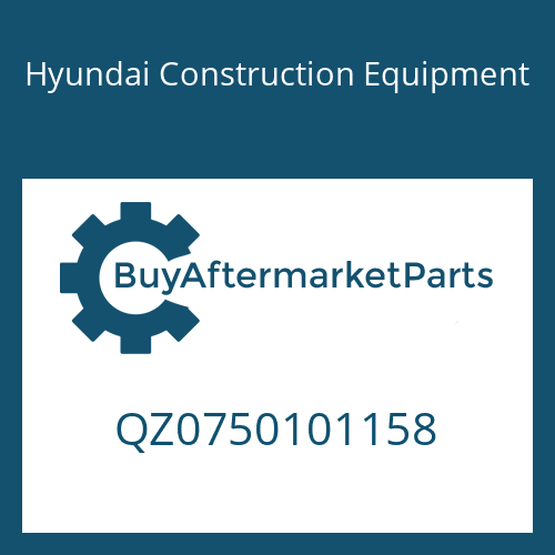 QZ0750101158 Hyundai Construction Equipment THRUST WASHER