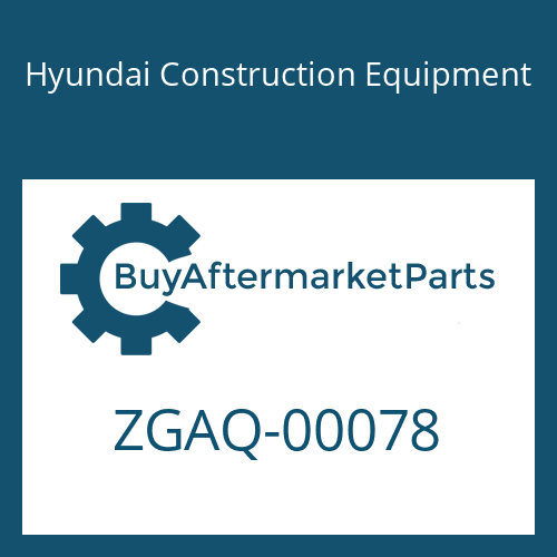 ZGAQ-00078 Hyundai Construction Equipment SCREW-LOCKING