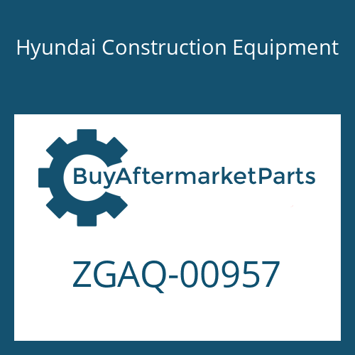 ZGAQ-00957 Hyundai Construction Equipment PLUG