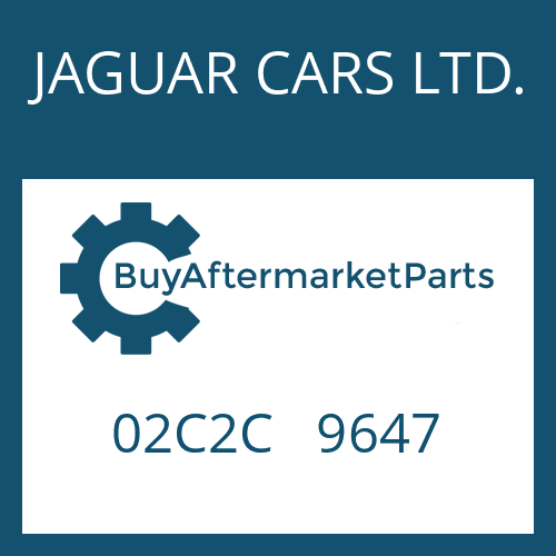 02C2C 9647 JAGUAR CARS LTD. USIT RING